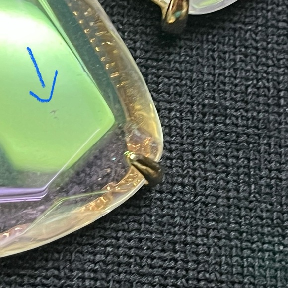 2 for 1 🎉 Kendra Scott Harlow Necklace + Earrings Iridescent Dichroic stones - Picture 8 of 9